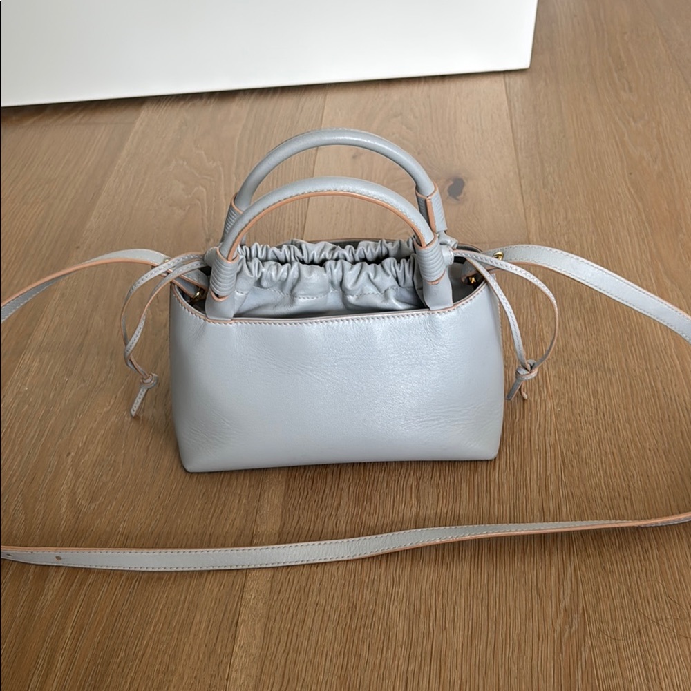 Carolina Santo Domingo Gray Crossbody Bag satchel bag
